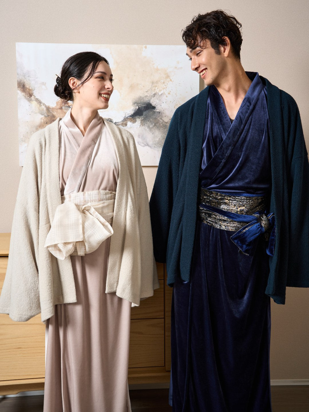 (10/1~start)YUKATA・ロイヤルベロア（シャンパン） - Yukata Royal Velor-Champagne- Women