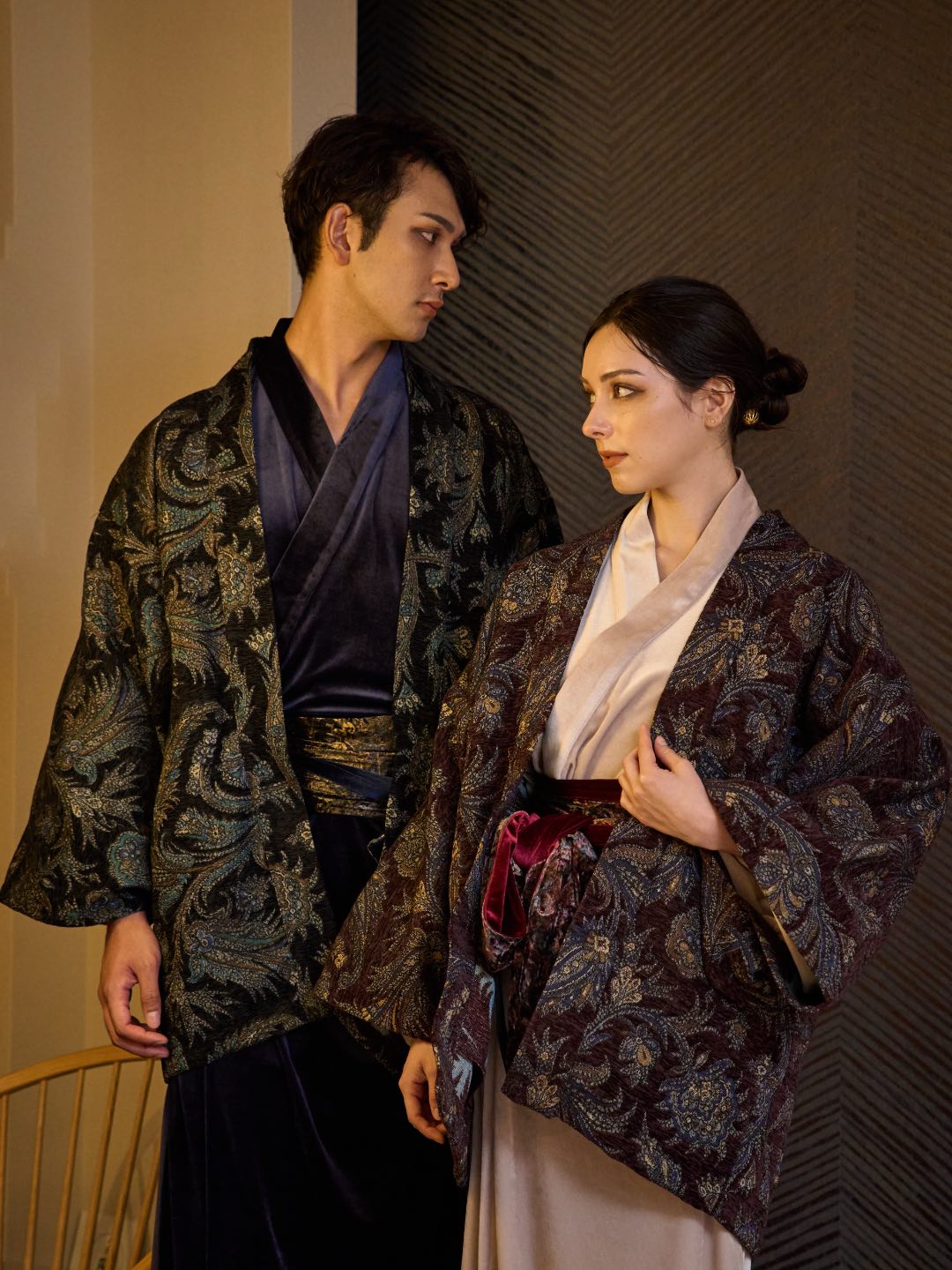 (10/1~start)YUKATA・ロイヤルベロア（シャンパン） - Yukata Royal Velor-Champagne- Women