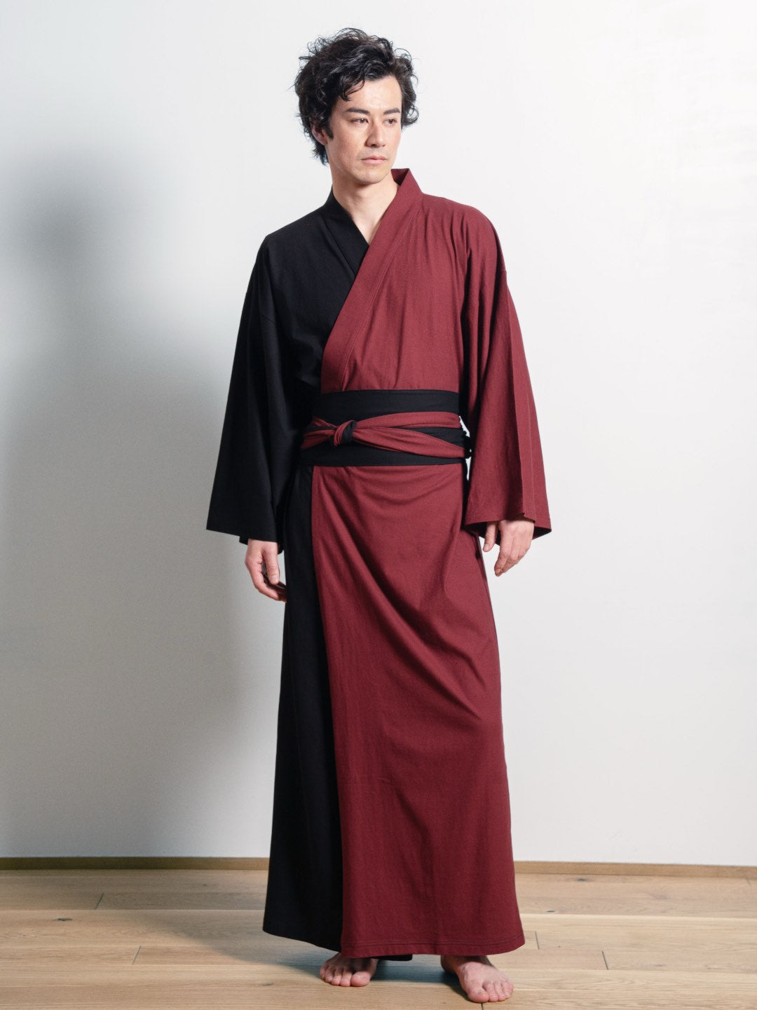 【予約販売】YUKATA 涼  Bicolor (Black × Garnet)Men