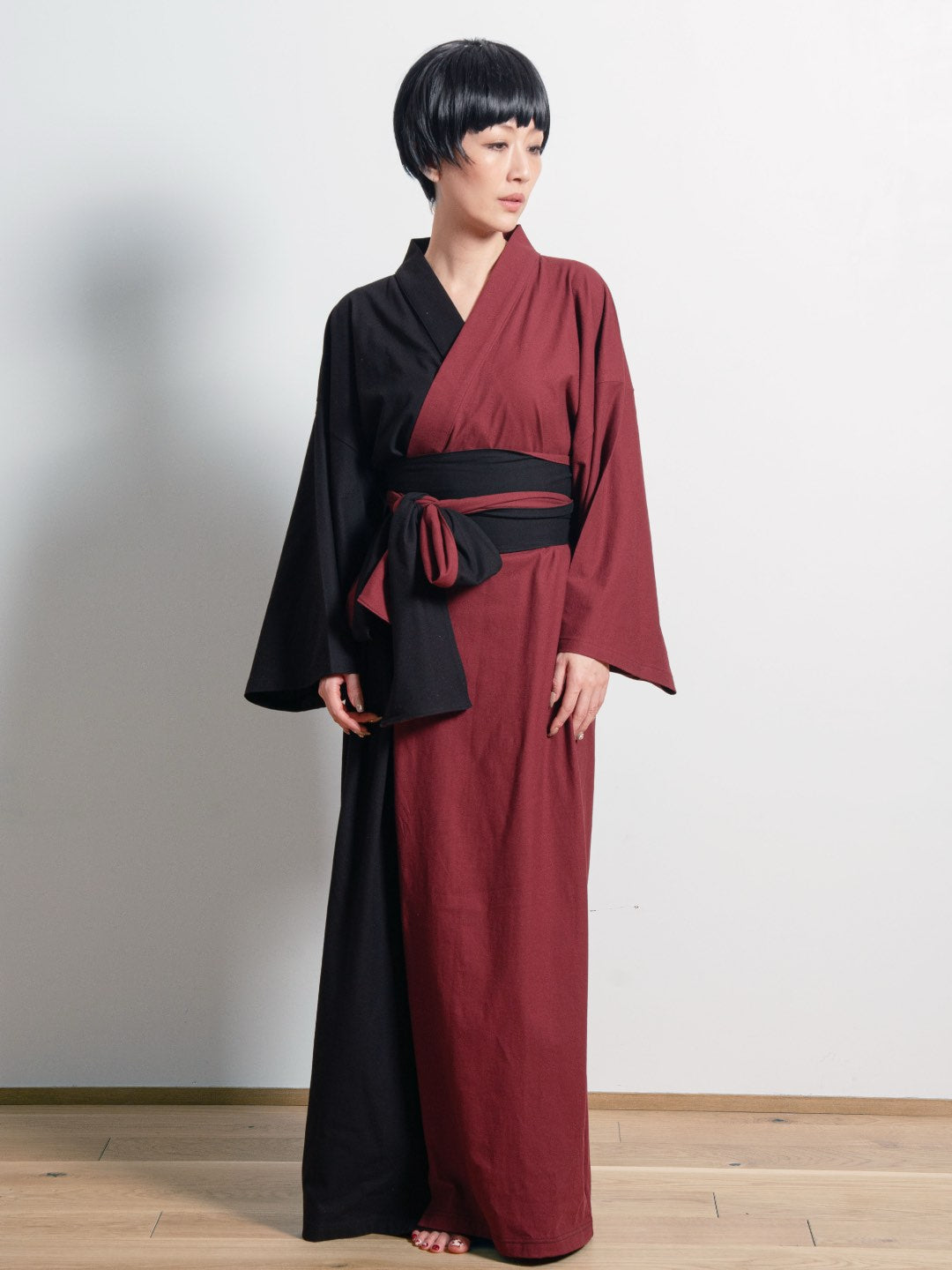 【予約販売】YUKATA 涼  Bicolor (Black × Garnet)Men
