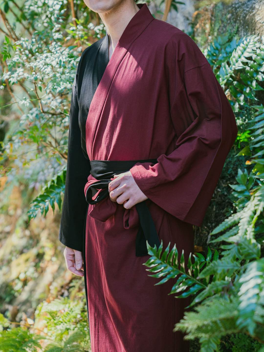 【予約販売】YUKATA.涼  Bicolor (Black × Garnet) Women