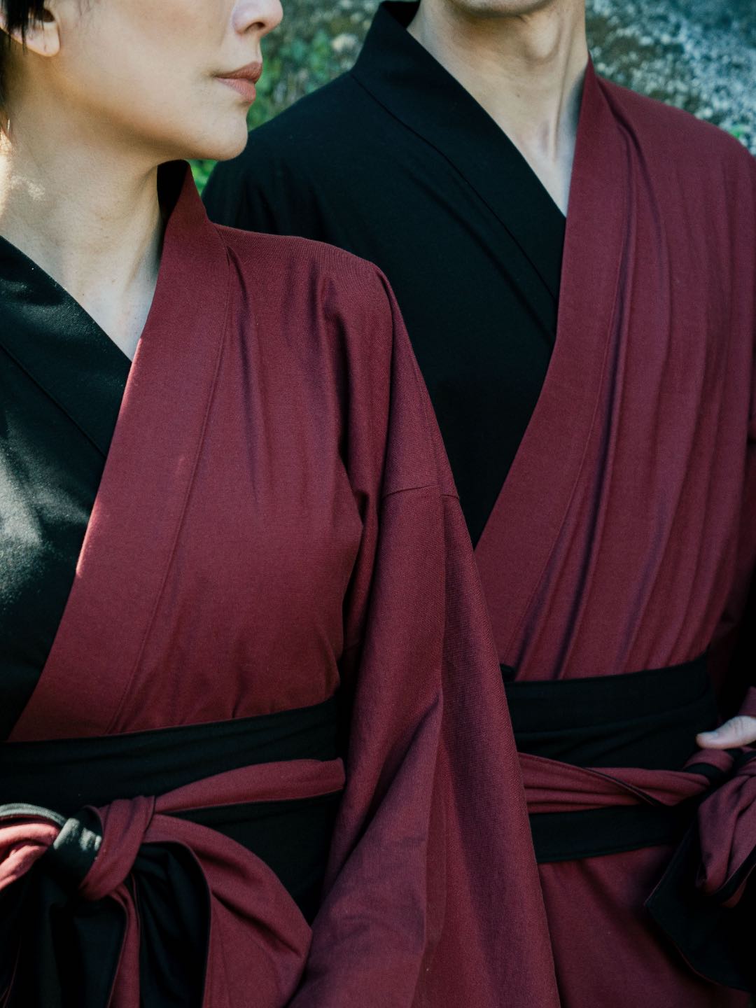 【予約販売】YUKATA.涼  Bicolor (Black × Garnet) Women