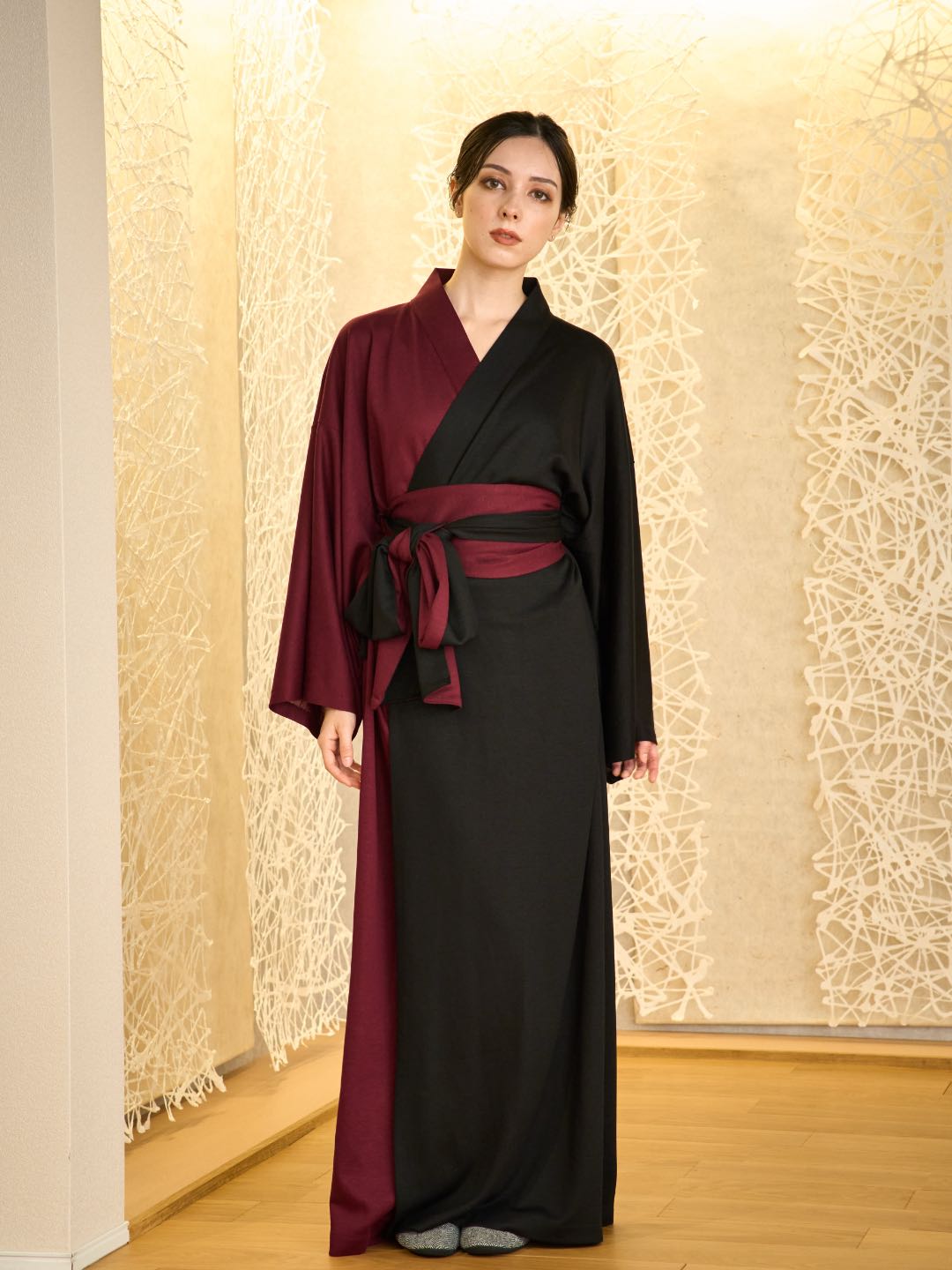 
                  
                    【(10/1~start)受注販売】YUKATA Premium Bicolor (Burgundy × Black) Women
                  
                