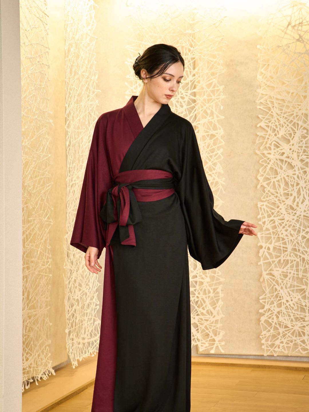 
                  
                    【(10/1~start)受注販売】YUKATA Premium Bicolor (Burgundy × Black) Women
                  
                