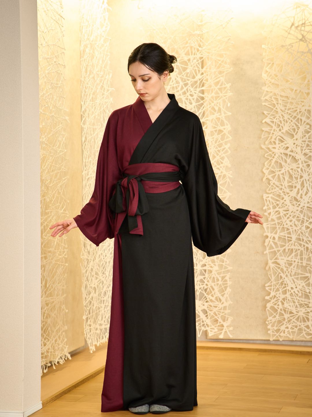 
                  
                    【(10/1~start)受注販売】YUKATA Premium Bicolor (Burgundy × Black) Women
                  
                