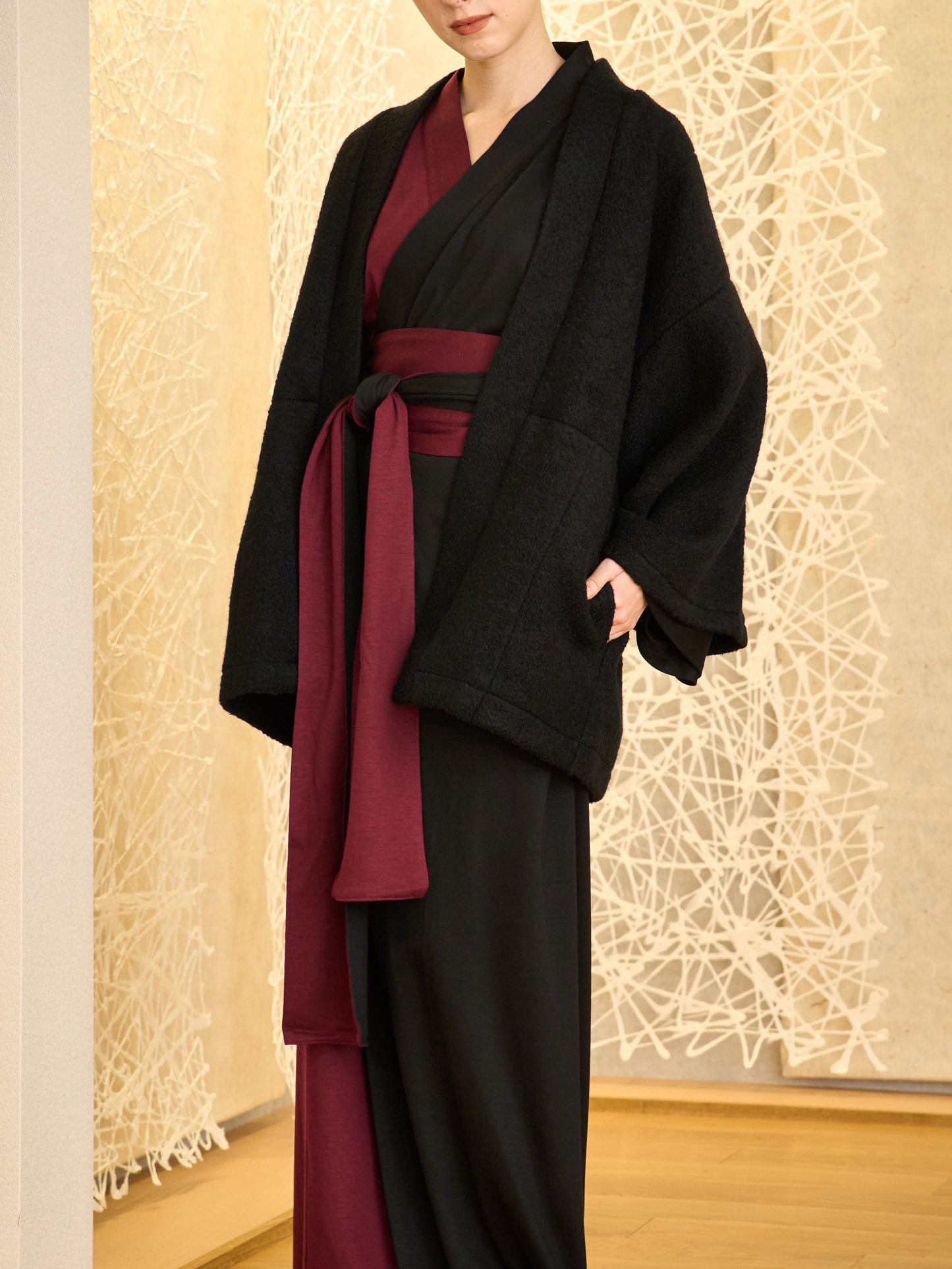 
                  
                    【(10/1~start)受注販売】YUKATA Premium Bicolor (Burgundy × Black) Women
                  
                