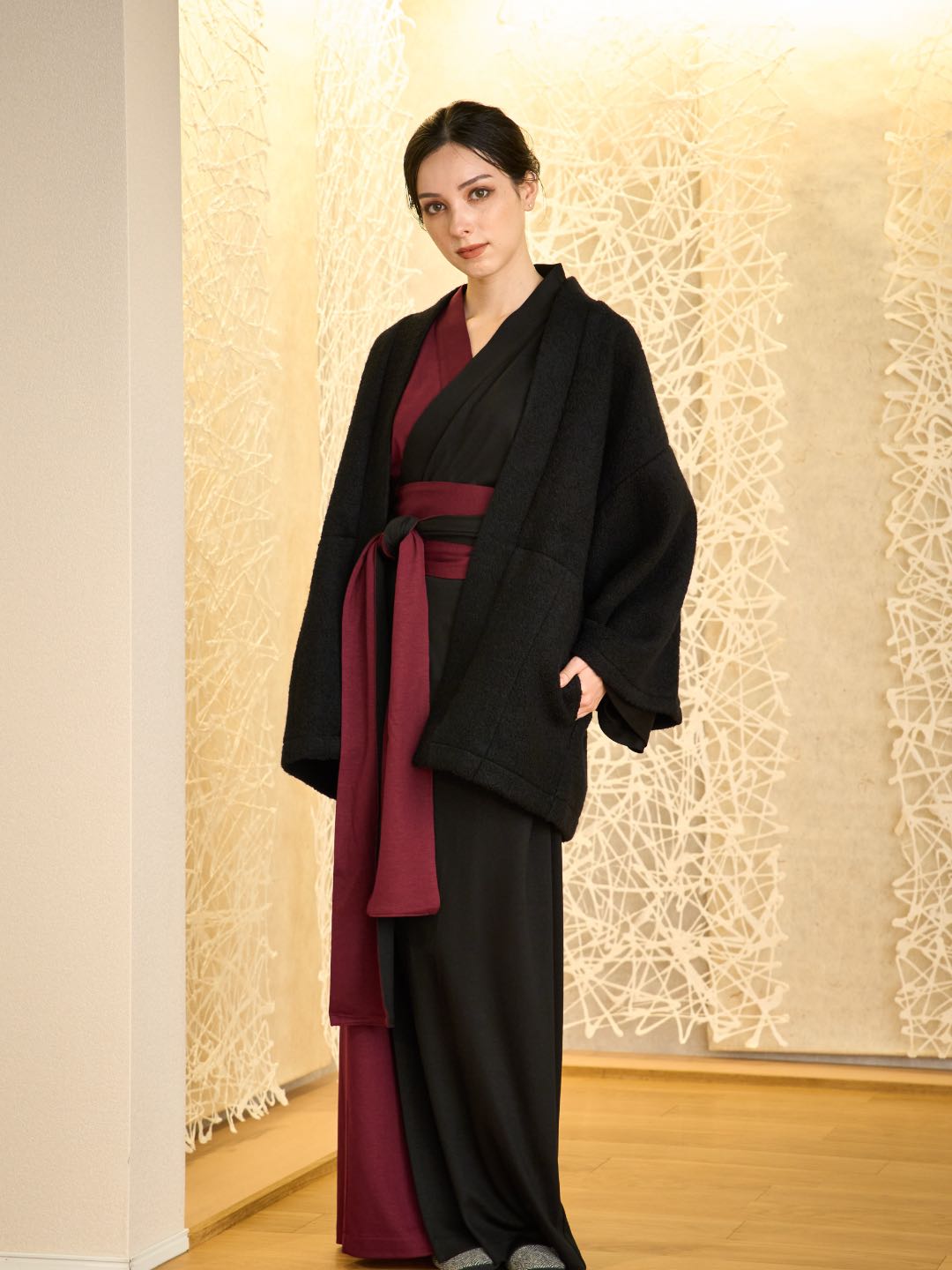 
                  
                    【(10/1~start)受注販売】YUKATA Premium Bicolor (Burgundy × Black) Women
                  
                