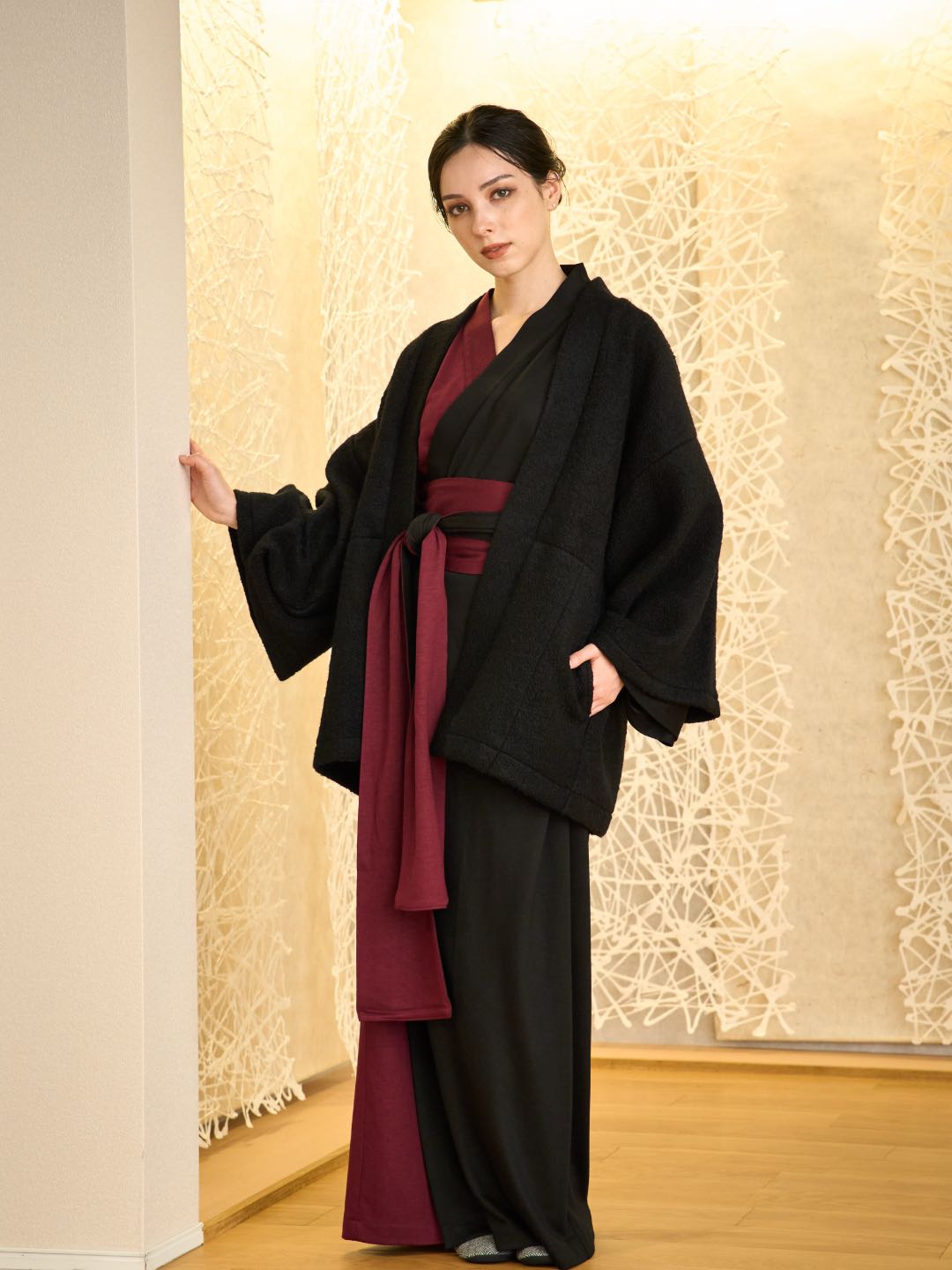
                  
                    【(10/1~start)受注販売】YUKATA Premium Bicolor (Burgundy × Black) Women
                  
                