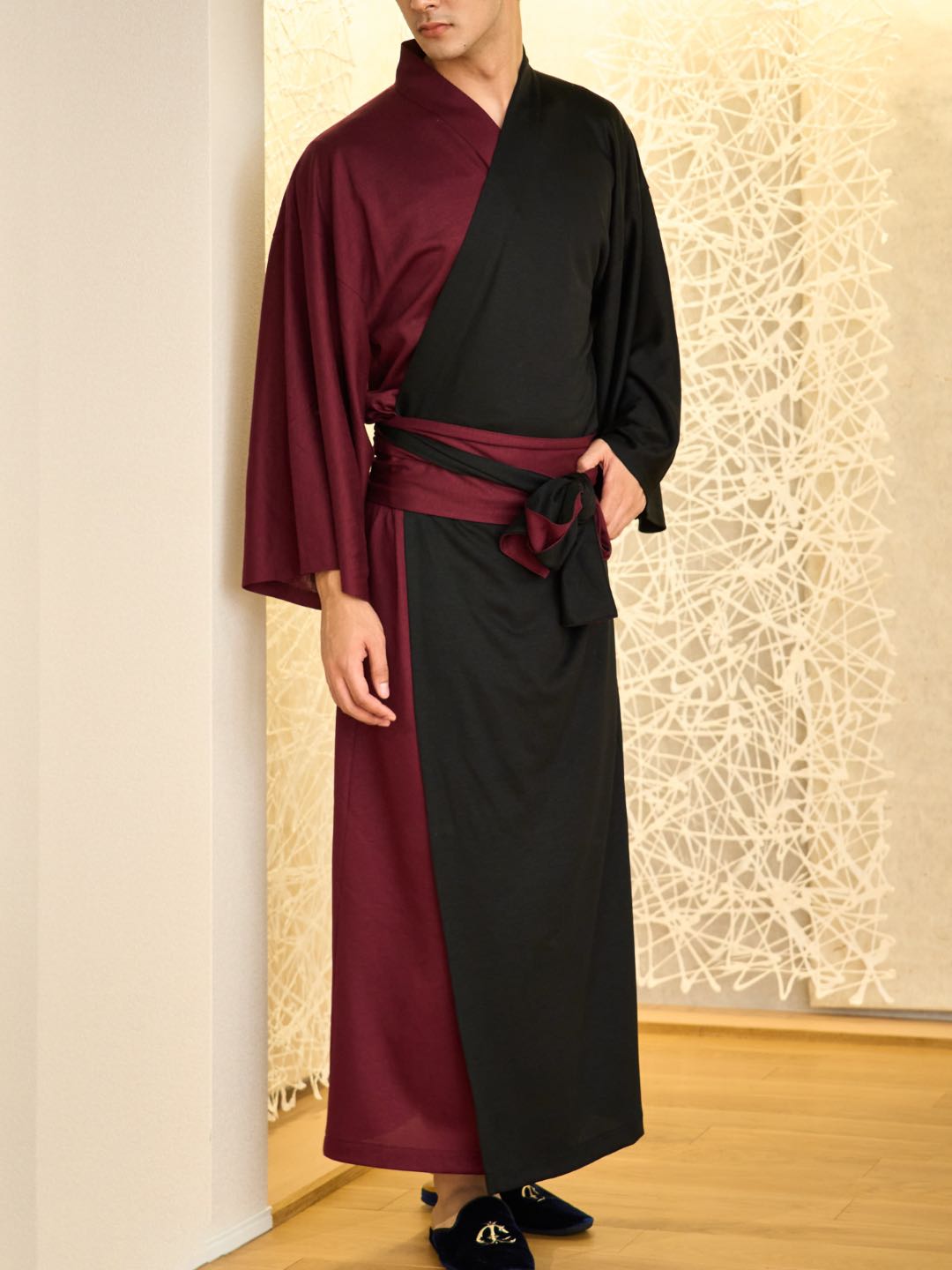 
                  
                    【(10/1~start)受注販売】YUKATA Premium Bicolor (Burgundy × Black) Men
                  
                