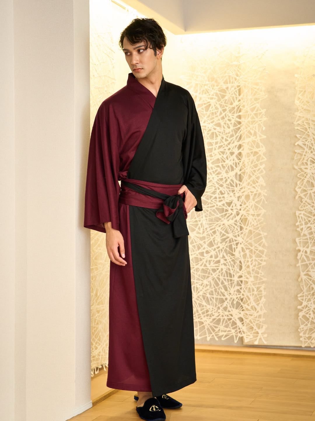 
                  
                    【(10/1~start)受注販売】YUKATA Premium Bicolor (Burgundy × Black) Men
                  
                