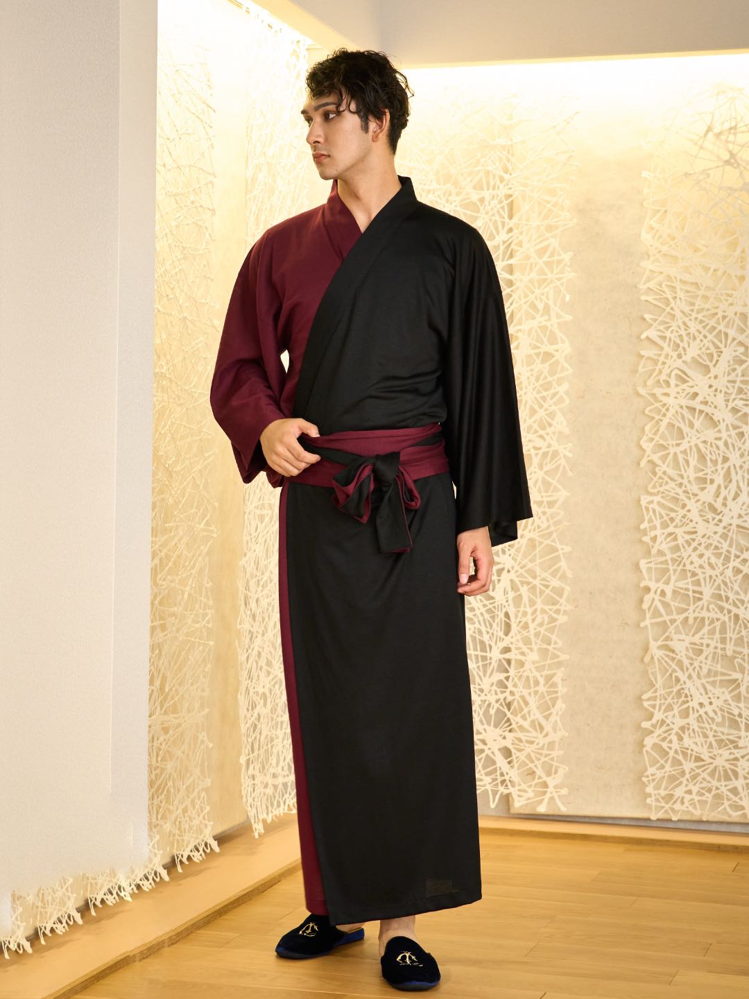 
                  
                    【(10/1~start)受注販売】YUKATA Premium Bicolor (Burgundy × Black) Men
                  
                