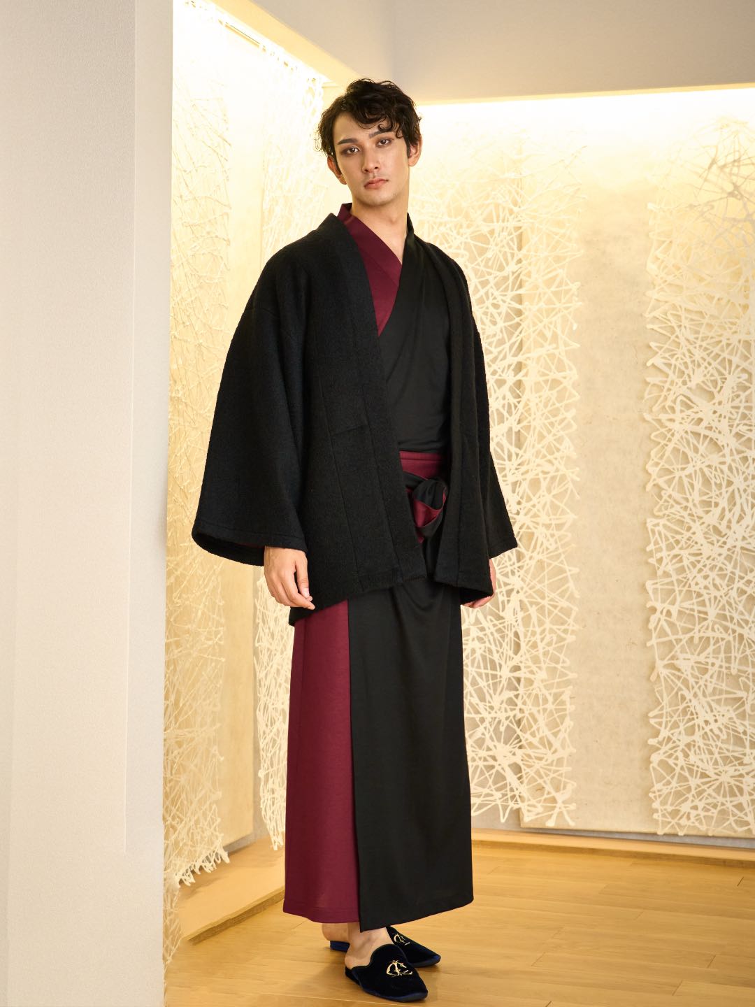 
                  
                    【(10/1~start)受注販売】YUKATA Premium Bicolor (Burgundy × Black) Men
                  
                