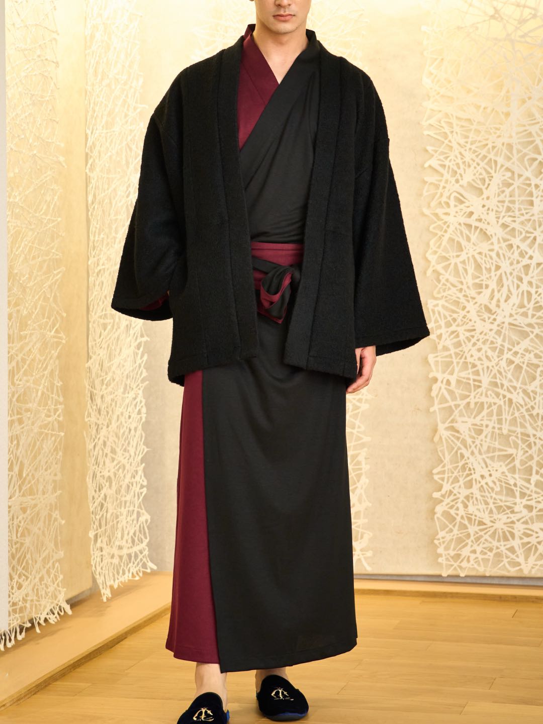
                  
                    【(10/1~start)受注販売】YUKATA Premium Bicolor (Burgundy × Black) Men
                  
                