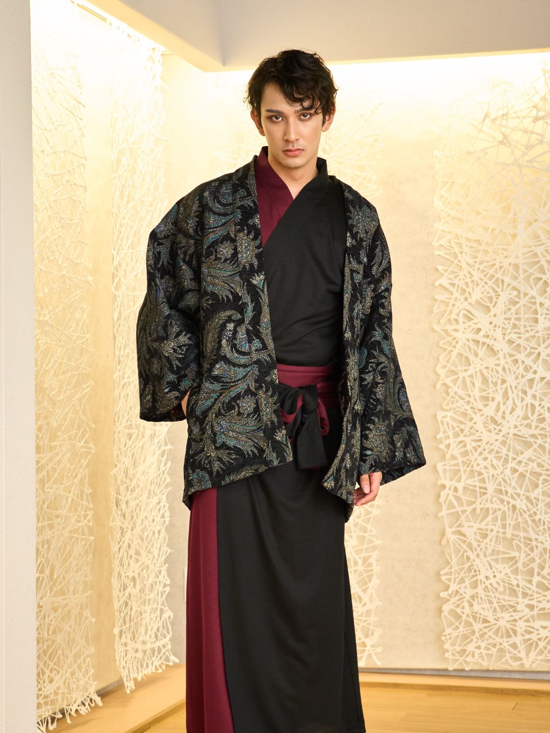 
                  
                    【(10/1~start)受注販売】YUKATA Premium Bicolor (Burgundy × Black) Men
                  
                