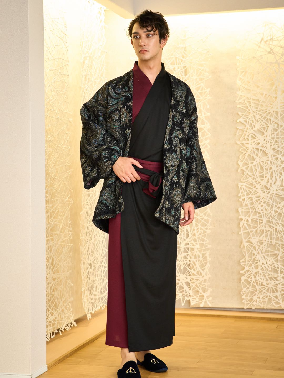 
                  
                    【(10/1~start)受注販売】YUKATA Premium Bicolor (Burgundy × Black) Men
                  
                
