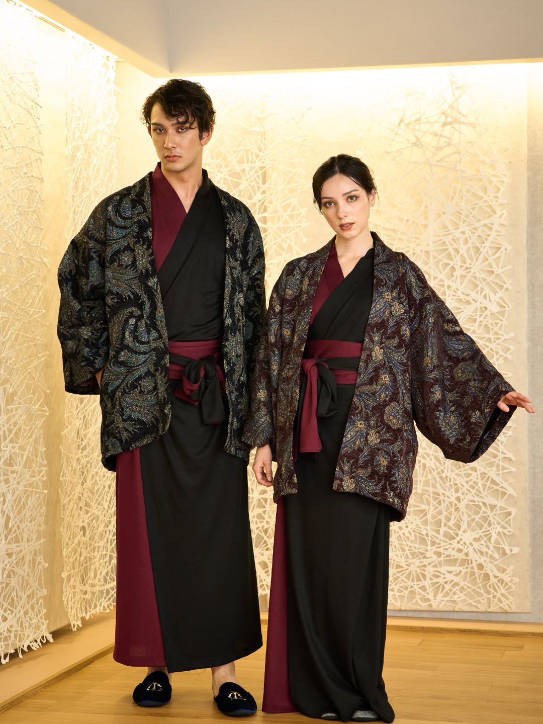 
                  
                    【(10/1~start)受注販売】YUKATA Premium Bicolor (Burgundy × Black) Men
                  
                