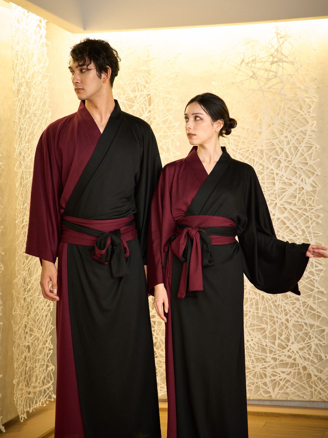 
                  
                    【(10/1~start)受注販売】YUKATA Premium Bicolor (Burgundy × Black) Men
                  
                