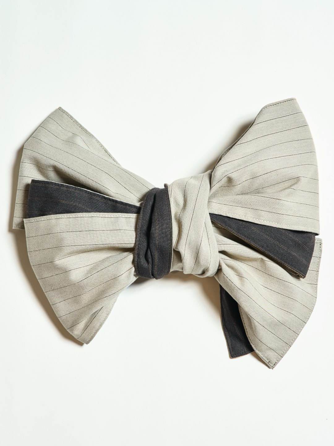 
                  
                    (10/1~start)OBI Reversible Stripe (Charcoal × Greige) -リバーシブルストライプ（チャコール×グレージュ）-
                  
                