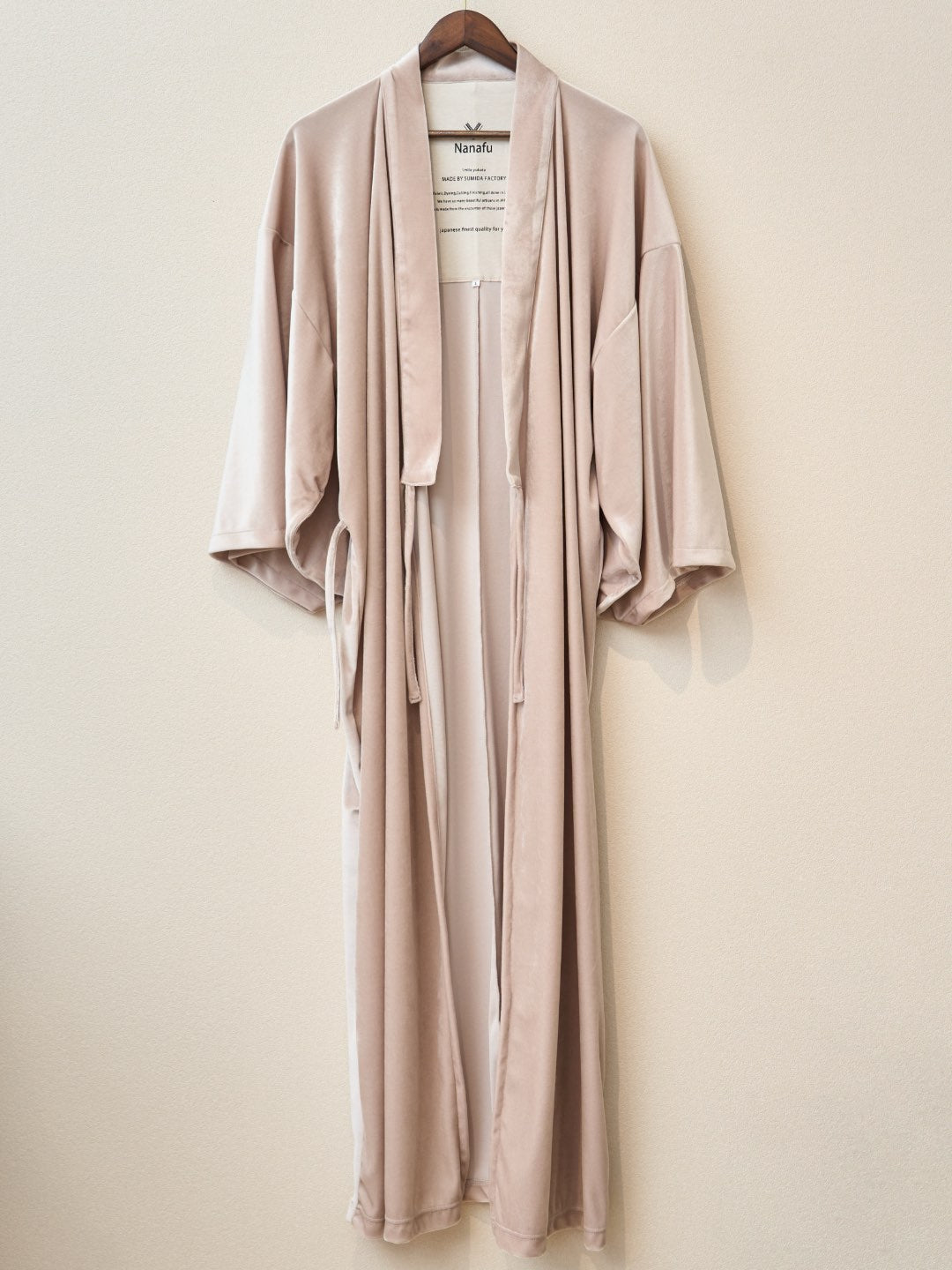 (10/1~start)YUKATA・ロイヤルベロア（シャンパン） - Yukata Royal Velor-Champagne- Women