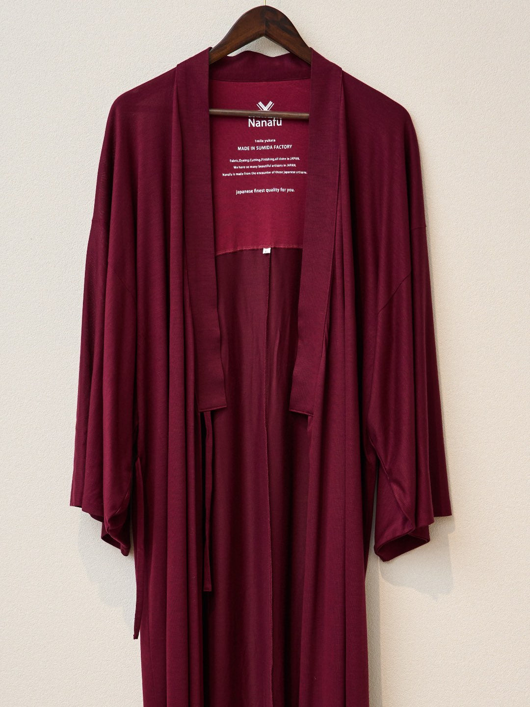 
                  
                    Yukata Roomwear Premium-Burgundy-
                  
                