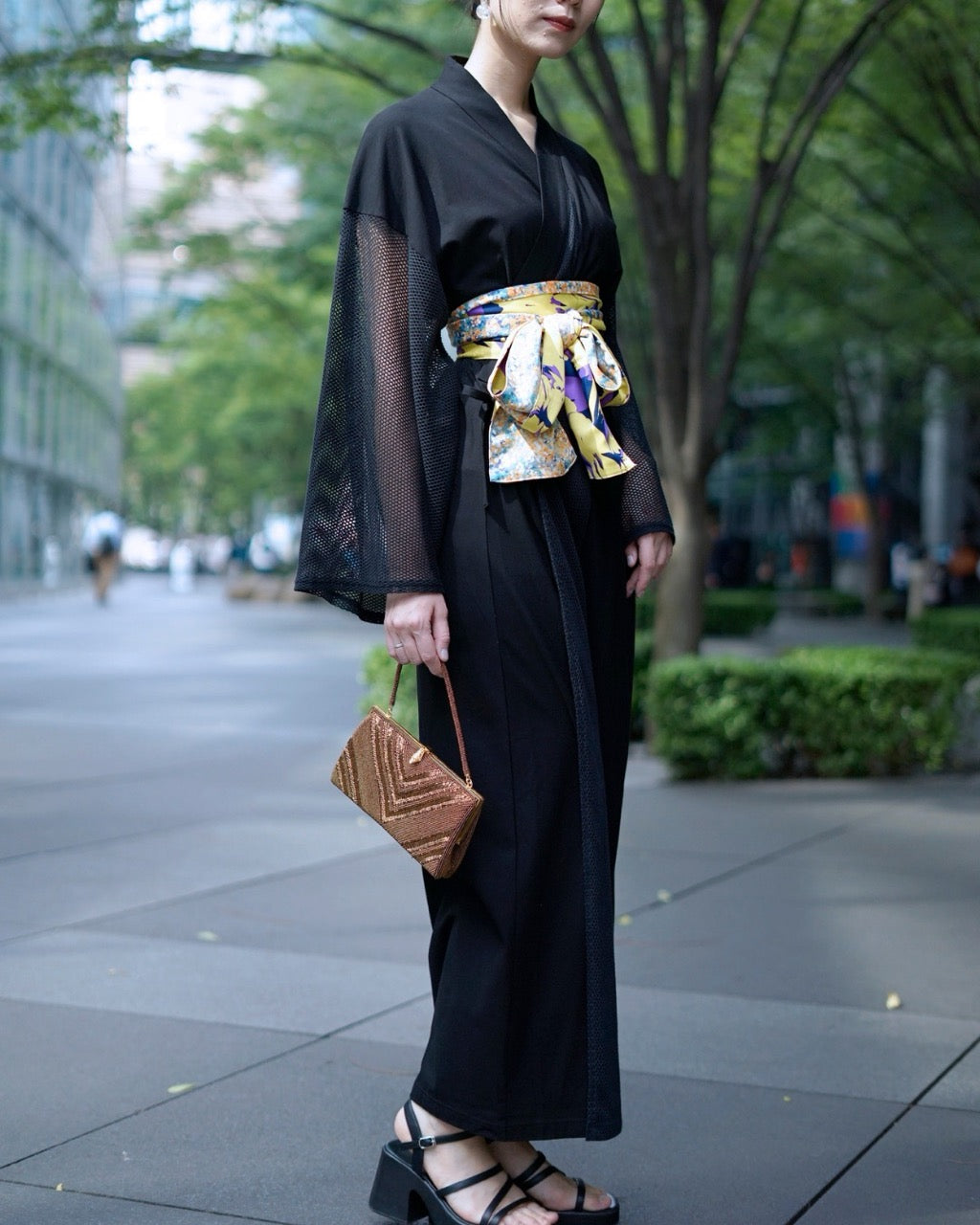 YUKATA 涼 Mesh (Black) Woman
