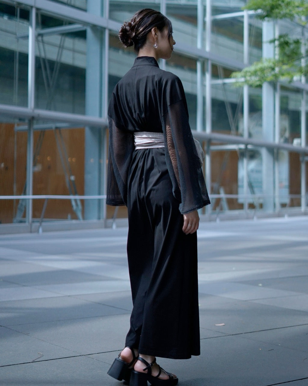 YUKATA 涼 Mesh (Black) Woman