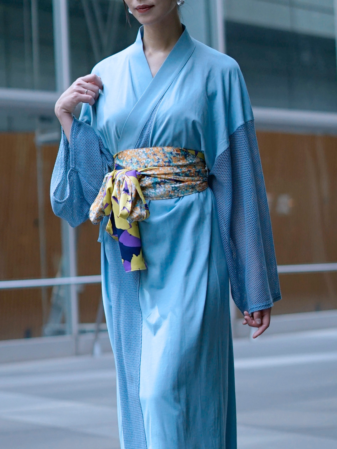 YUKATA 涼 Mesh Blue