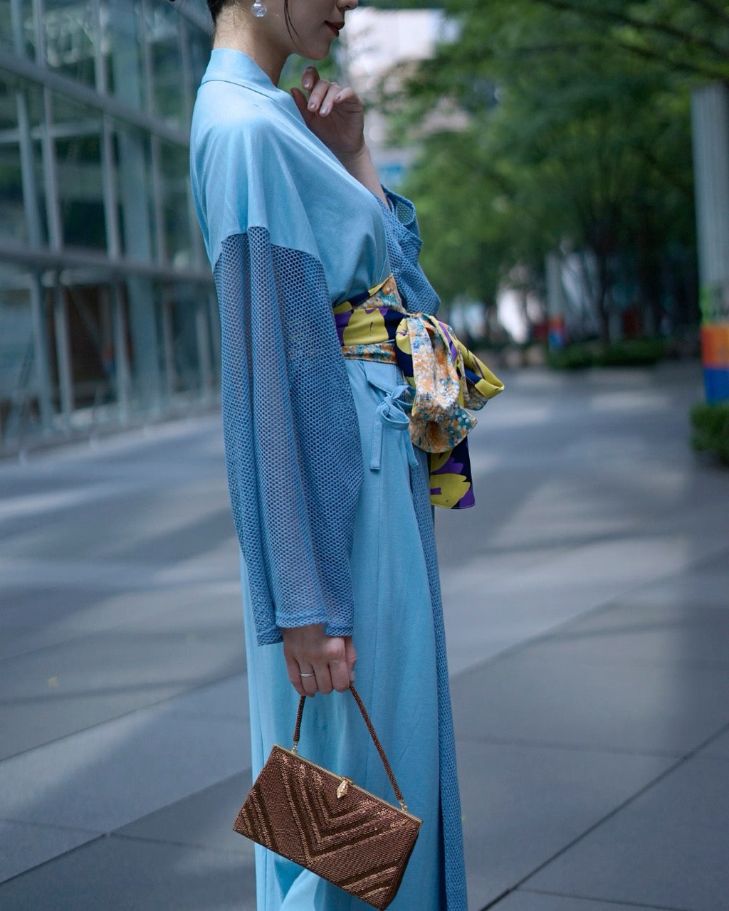 YUKATA 涼 Mesh Blue