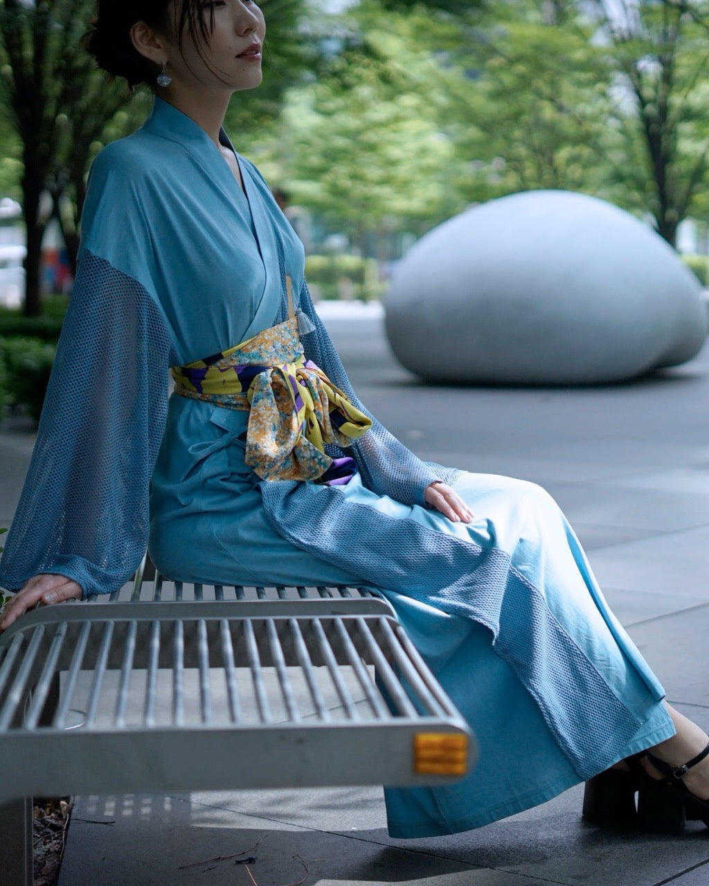 
                  
                    YUKATA 涼 Mesh Blue
                  
                