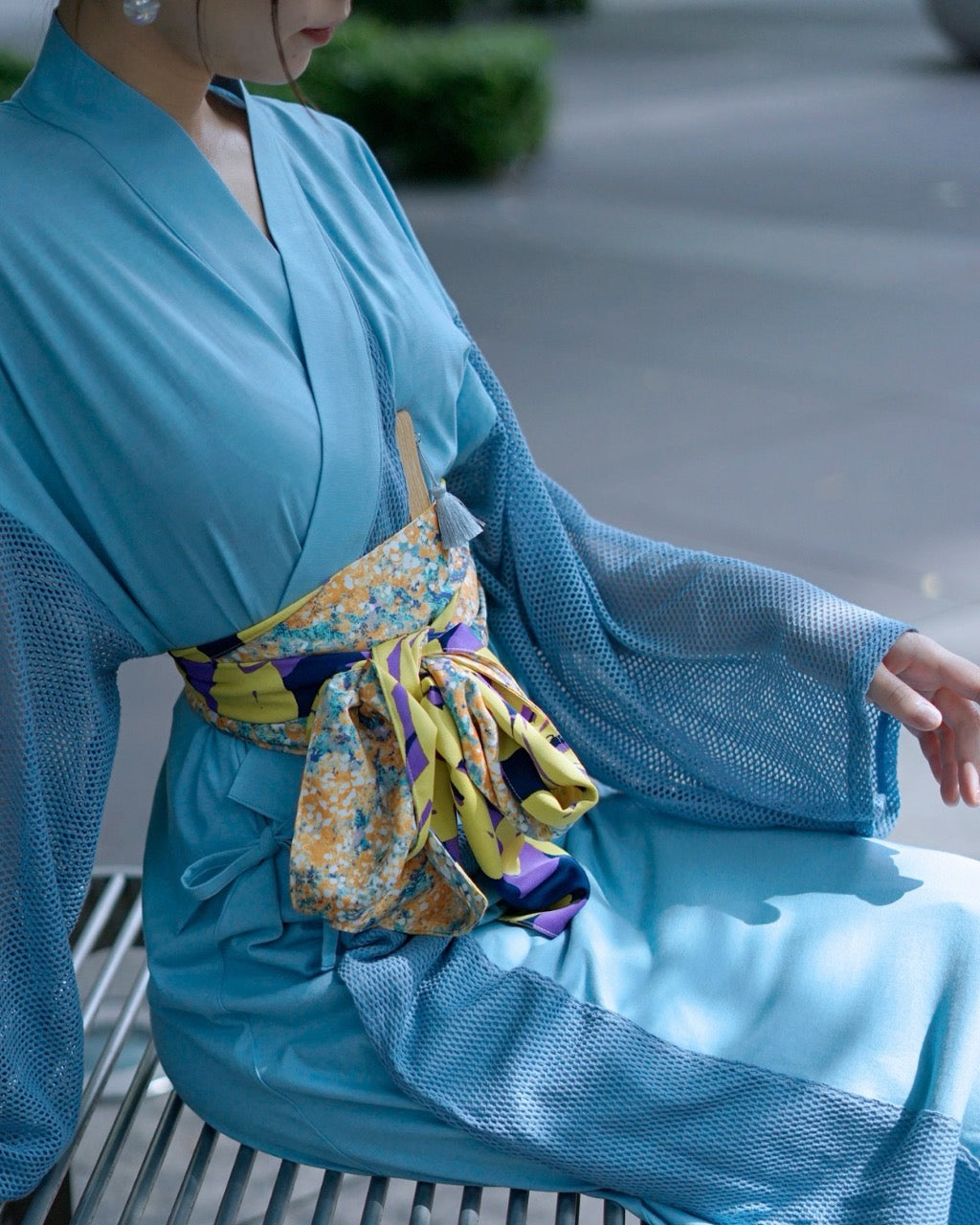 YUKATA 涼 Mesh Blue