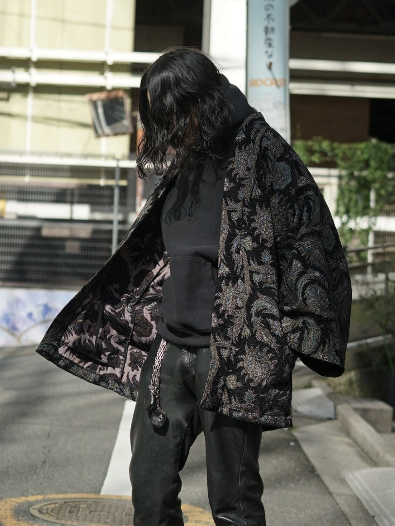 
                  
                    HAORI GOBELIN ブラック 前を開けて
                  
                