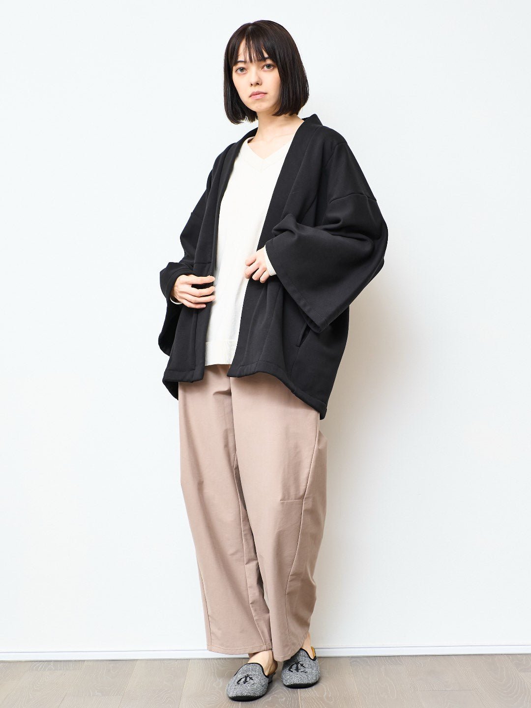 
                  
                    HAORI Heat (Black) - Nanafu｜YUKATA
                  
                