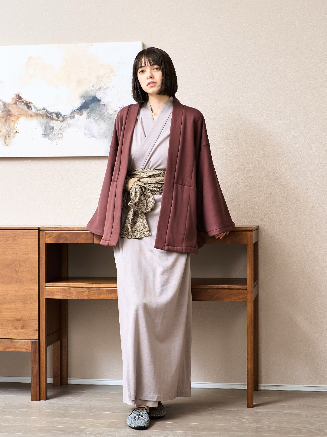 
                  
                    HAORI Heat (Brown) - Nanafu｜YUKATA
                  
                