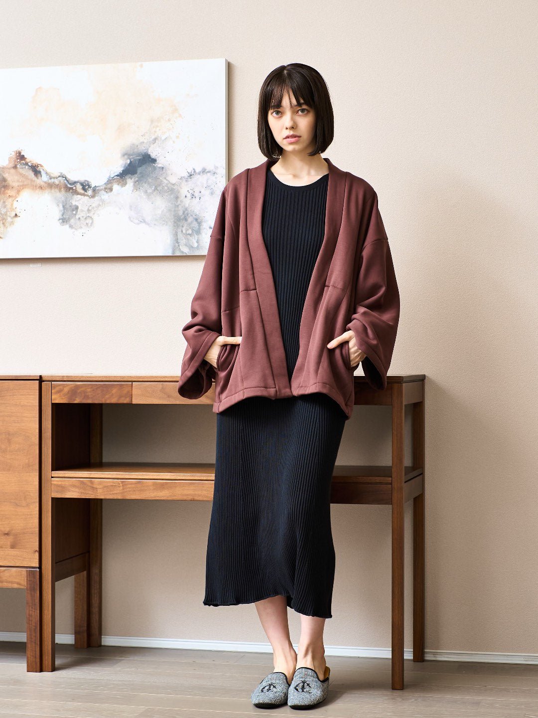 
                  
                    HAORI Heat (Brown) - Nanafu｜YUKATA
                  
                