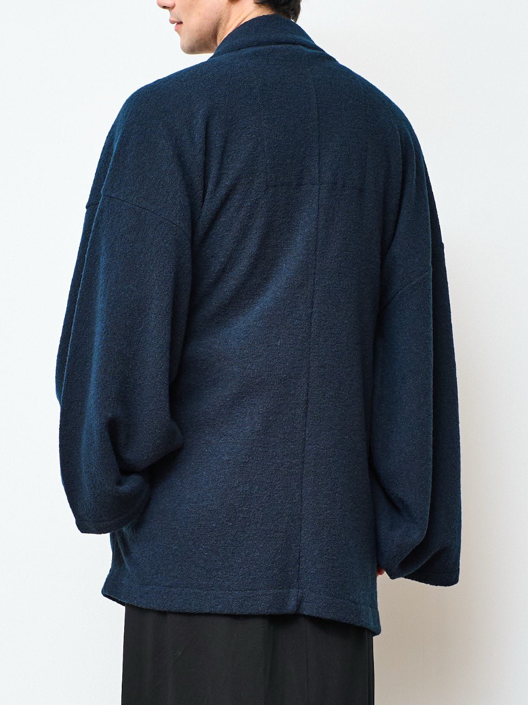 
                  
                    HAORI カーディガン Wool (Deep Blue) - Nanafu｜YUKATA
                  
                