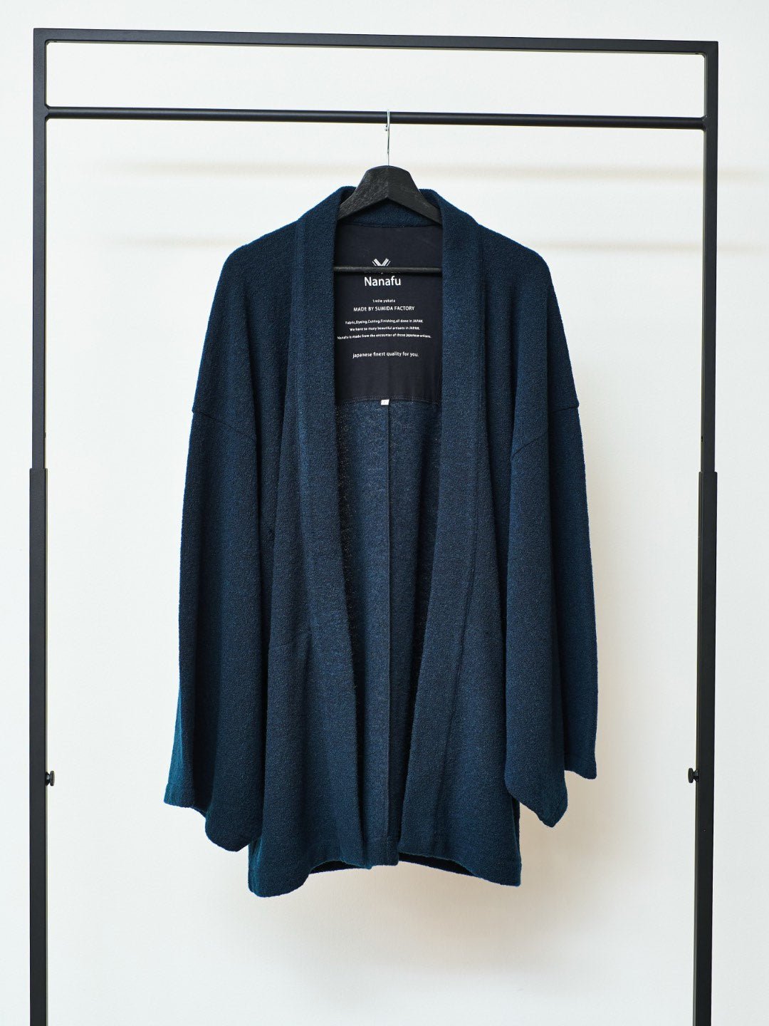 
                  
                    HAORI カーディガン Wool (Deep Blue) - Nanafu｜YUKATA
                  
                