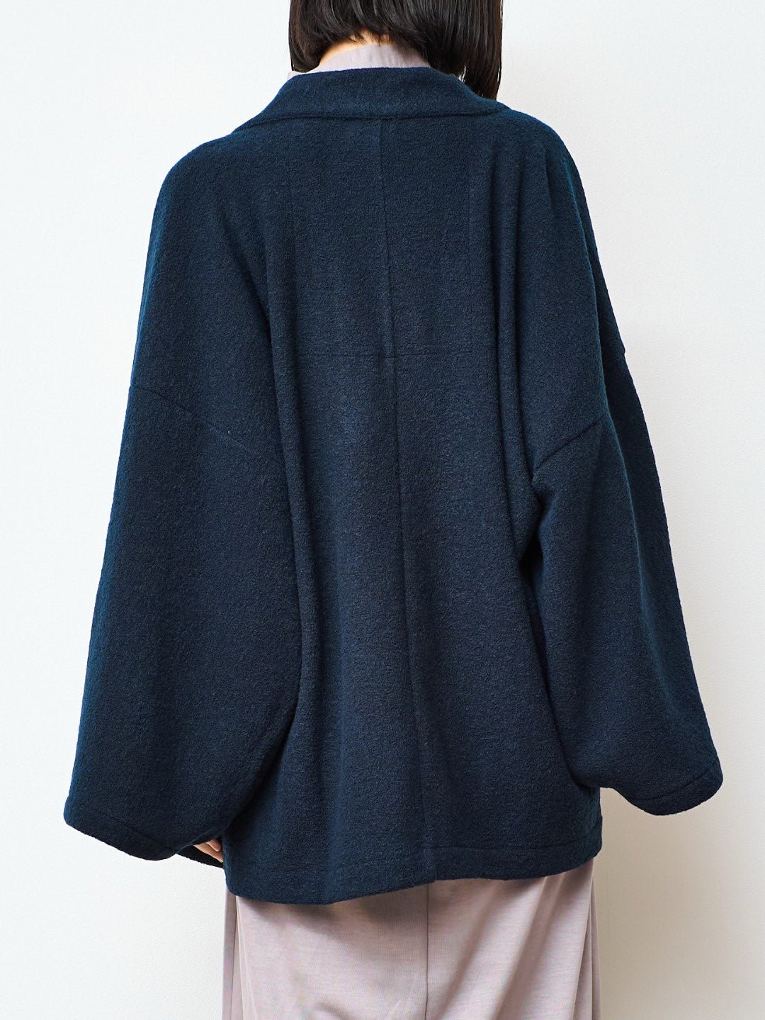 
                  
                    HAORI カーディガン Wool (Deep Blue) - Nanafu｜YUKATA
                  
                