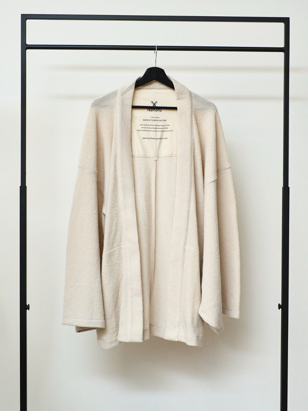 HAORI カーディガン Wool (White) – Nanafu｜YUKATA