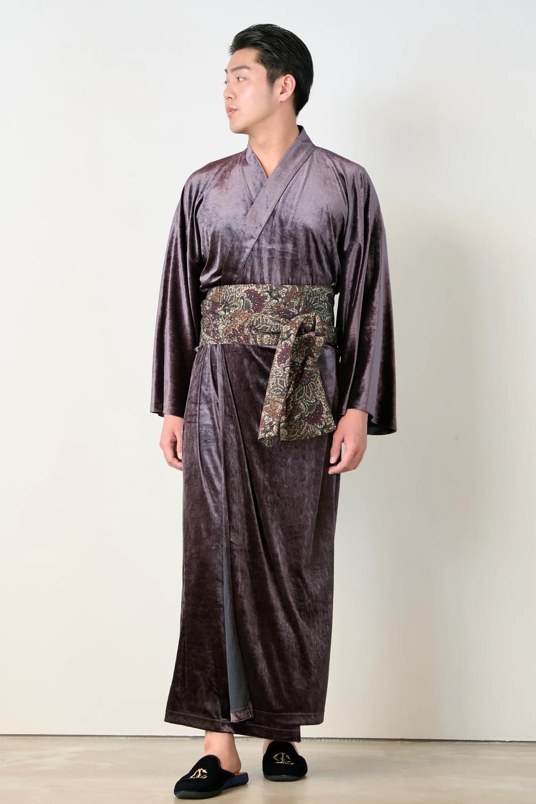 外帯(ゴブラン)−ペイズリー− Obi Belt for Outing (Gobelins) - Paisley - Nanafu｜YUKATA Roomwear