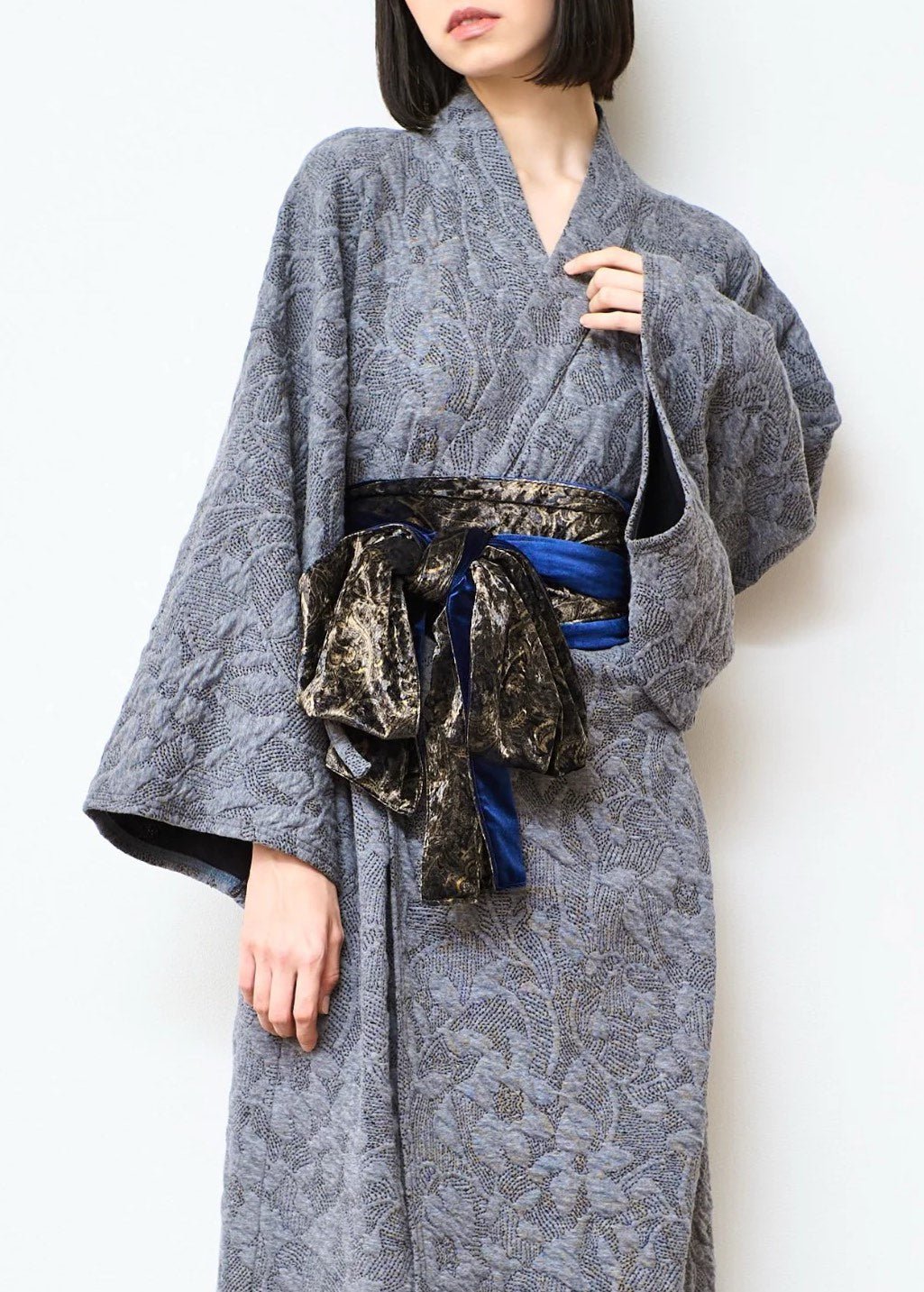 
                  
                    OBI Reversible (Velor Paisley /ベロア ペイズリー ) - Nanafu｜YUKATA
                  
                