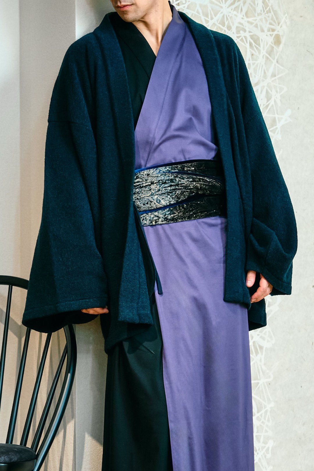 
                  
                    OBI Reversible (Velor Paisley /ベロア ペイズリー ) - Nanafu｜YUKATA
                  
                