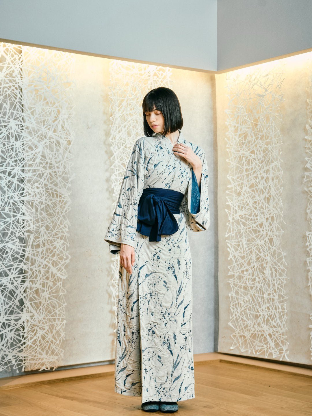 
                  
                    YUKATA ダブルジャガード(Botanical/ボタニカル ) WOMAN - Nanafu｜YUKATA
                  
                