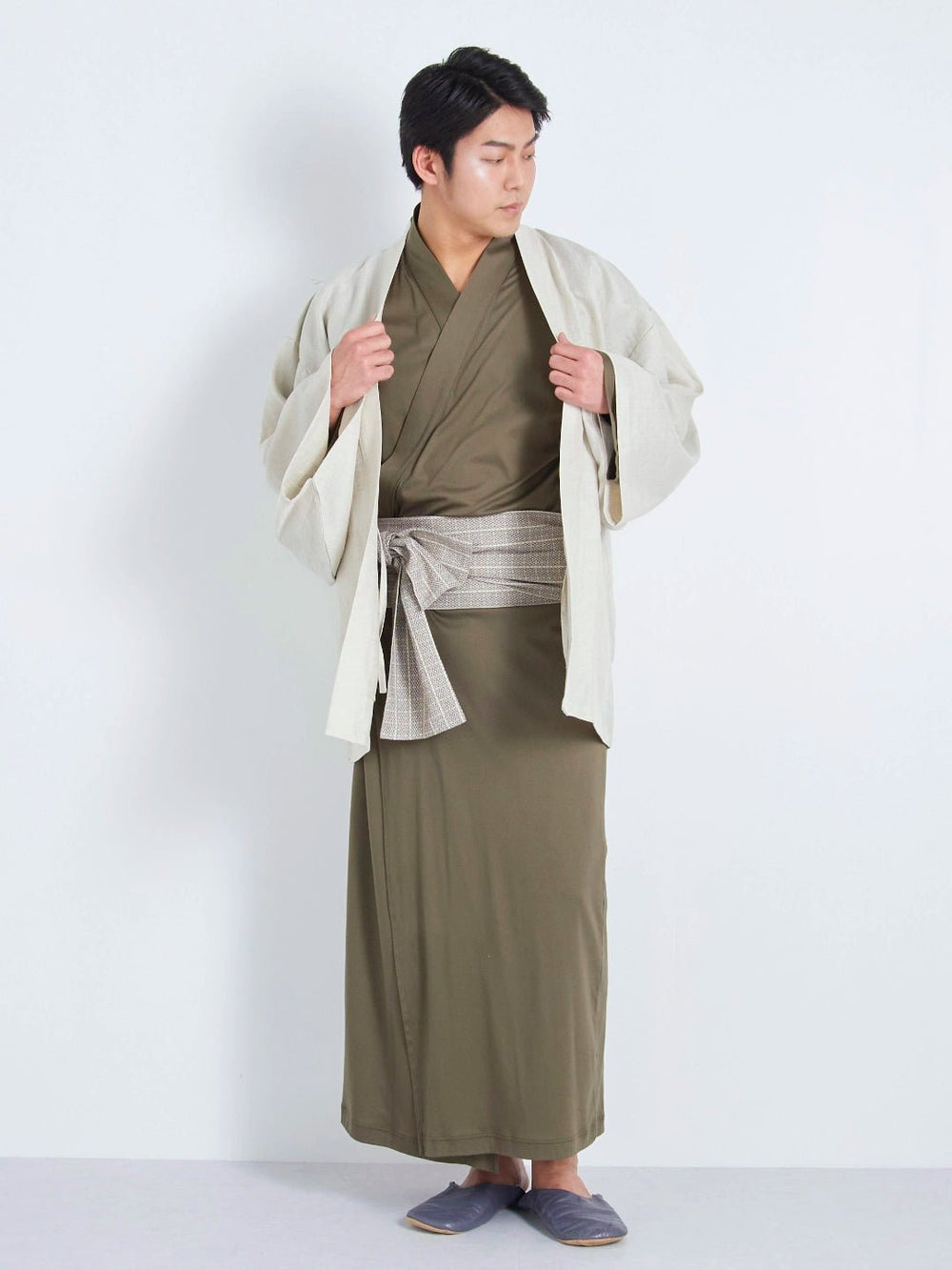 HAORI Linen (White Walnut) – Nanafu｜YUKATA
