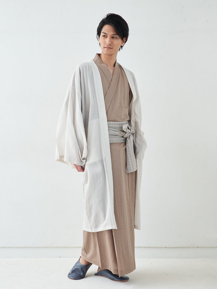 
                  
                    羽織ガウン・ロング(綿)-ホワイト-   Haori Gown Long(Cotton)-White-
                  
                