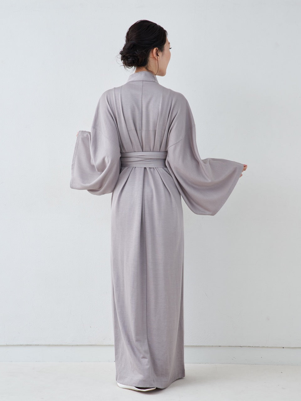 浴衣ルームウェア・プレミアム-グレー- Yukata Roomwear Premium-Grey 