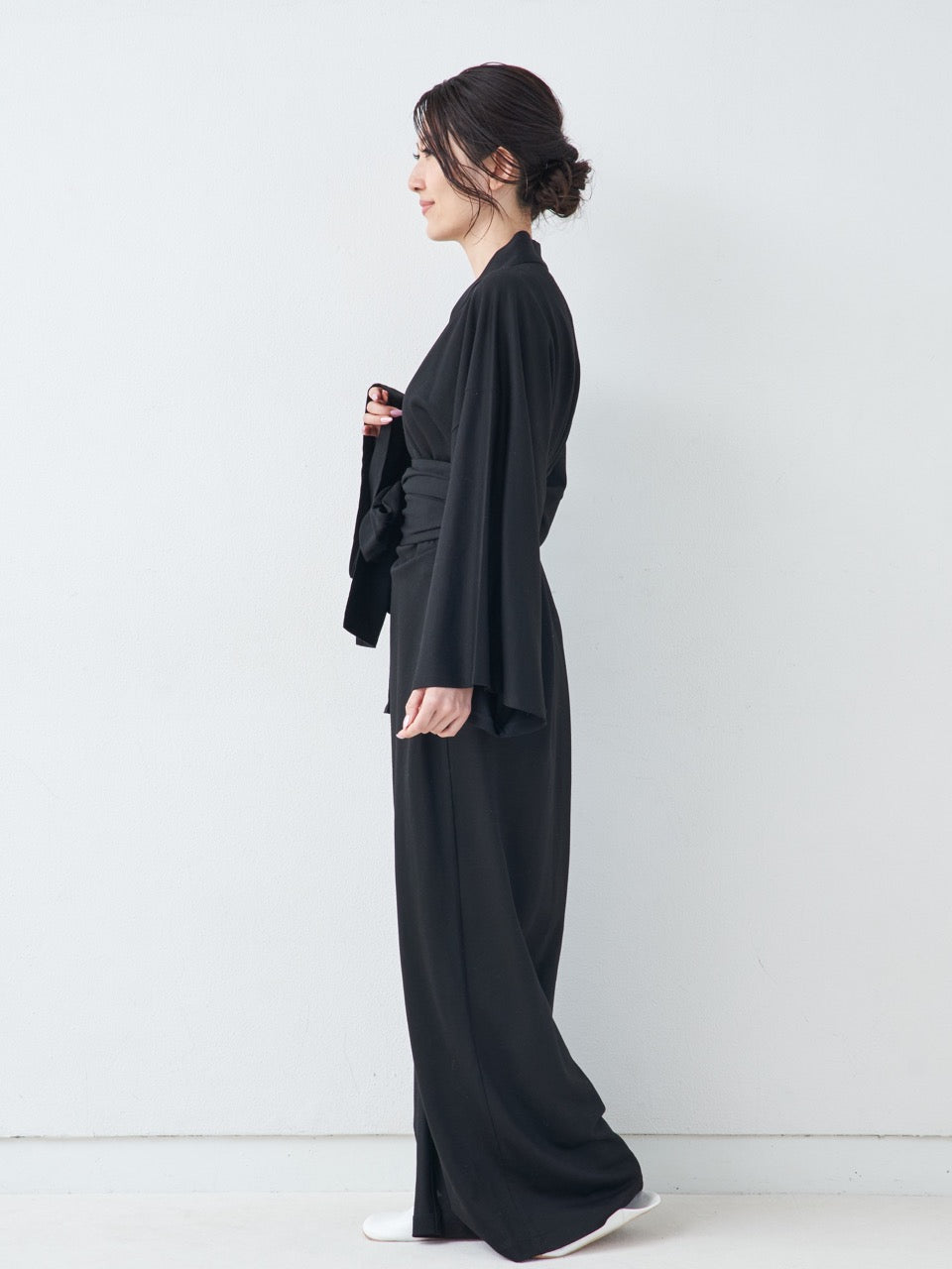 浴衣ルームウェア・プレミアム-ブラック- Yukata Roomwear Premium-Black-