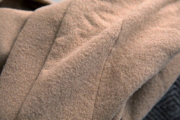 
                  
                    羽織ガウン(ウール)-ブラウン- Haori Gown(Wool)-Brown- - Nanafu｜YUKATA Roomwear
                  
                