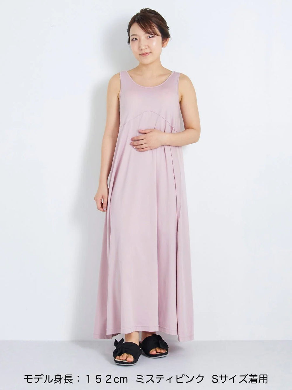 インナーワンピース-ライトグレー- Inner Dress-Grey- - Nanafu｜YUKATA Roomwear