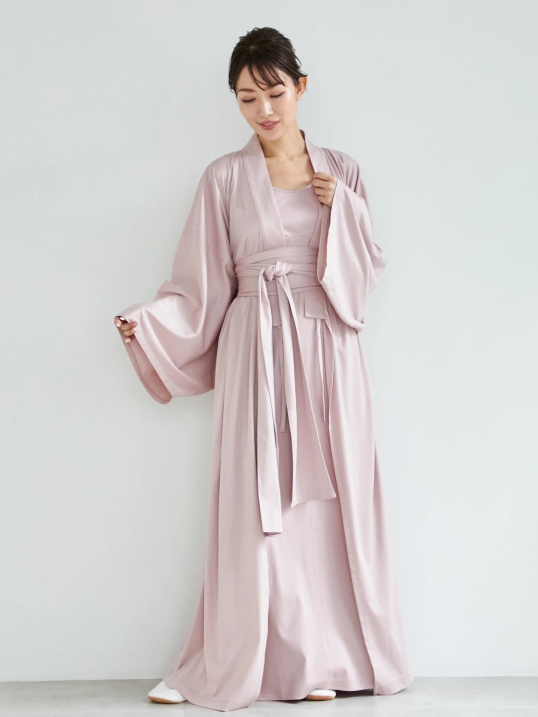 
                  
                    インナーワンピース-ミスティーピンク- Inner Dress-Misty pink- - Nanafu｜YUKATA Roomwear
                  
                