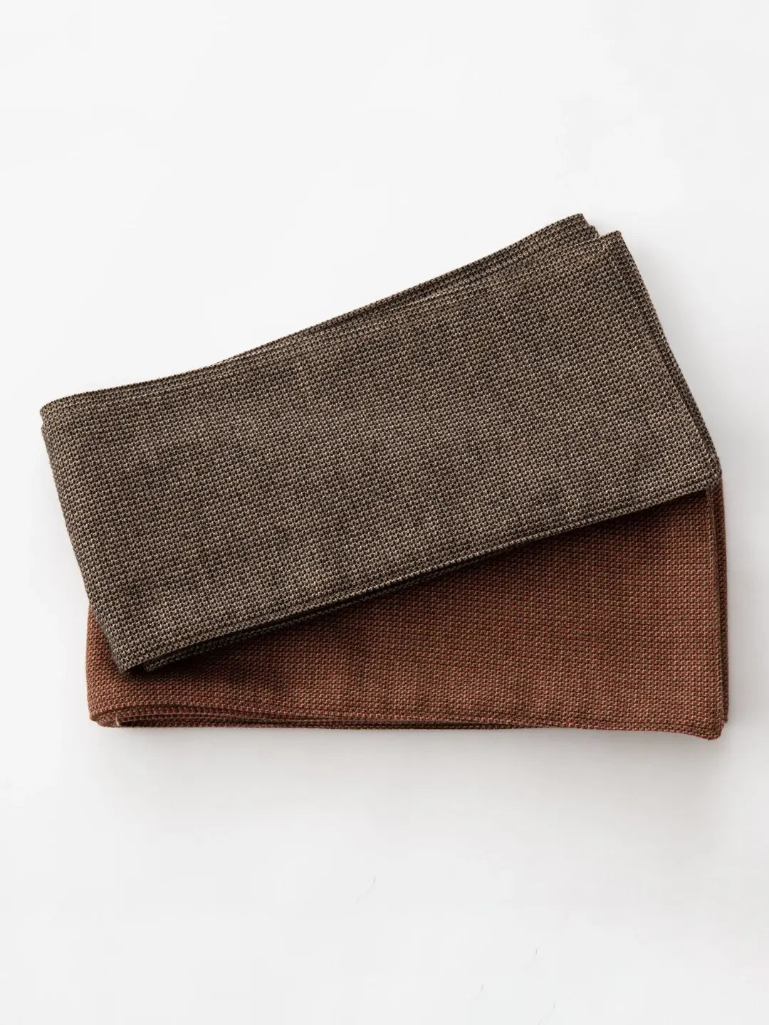 外帯(ウール)−ブラウン− Obi Belt for Outing(Wool) -Brown- - Nanafu｜YUKATA Roomwear